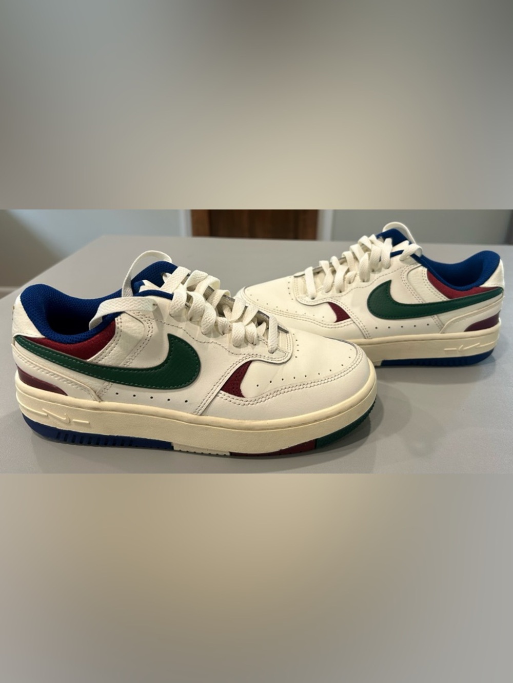 Size 6.5 - Nike Gamma Force Sail Team Red Fir Green Women’s 2023